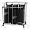 Household Essentials Rolling Mesh Triple Laundry Sorter